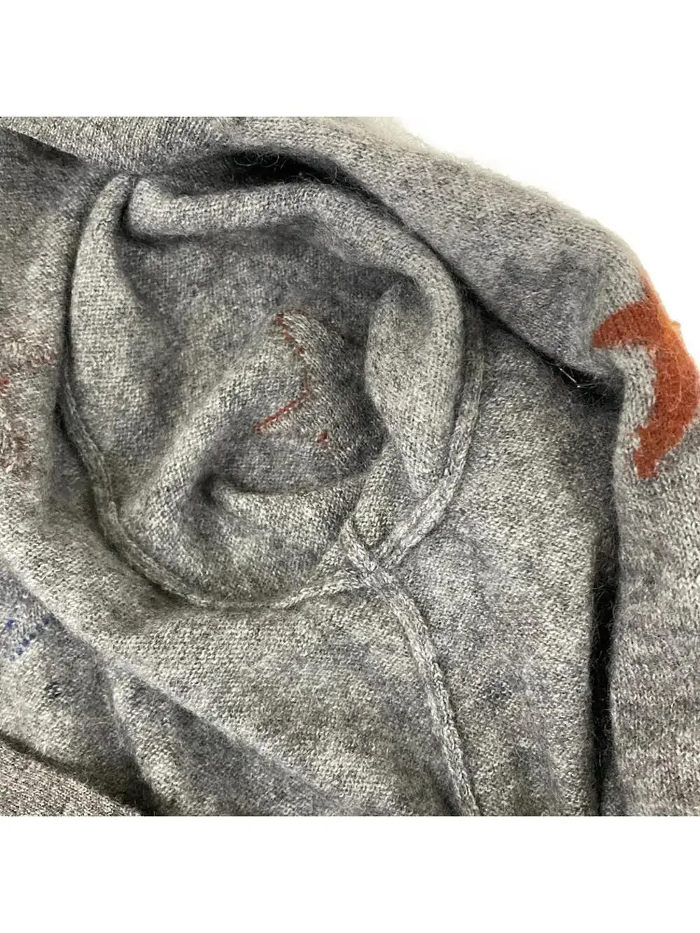Chanel Gray Brown Blue [Outer Fabric] #295578C16B